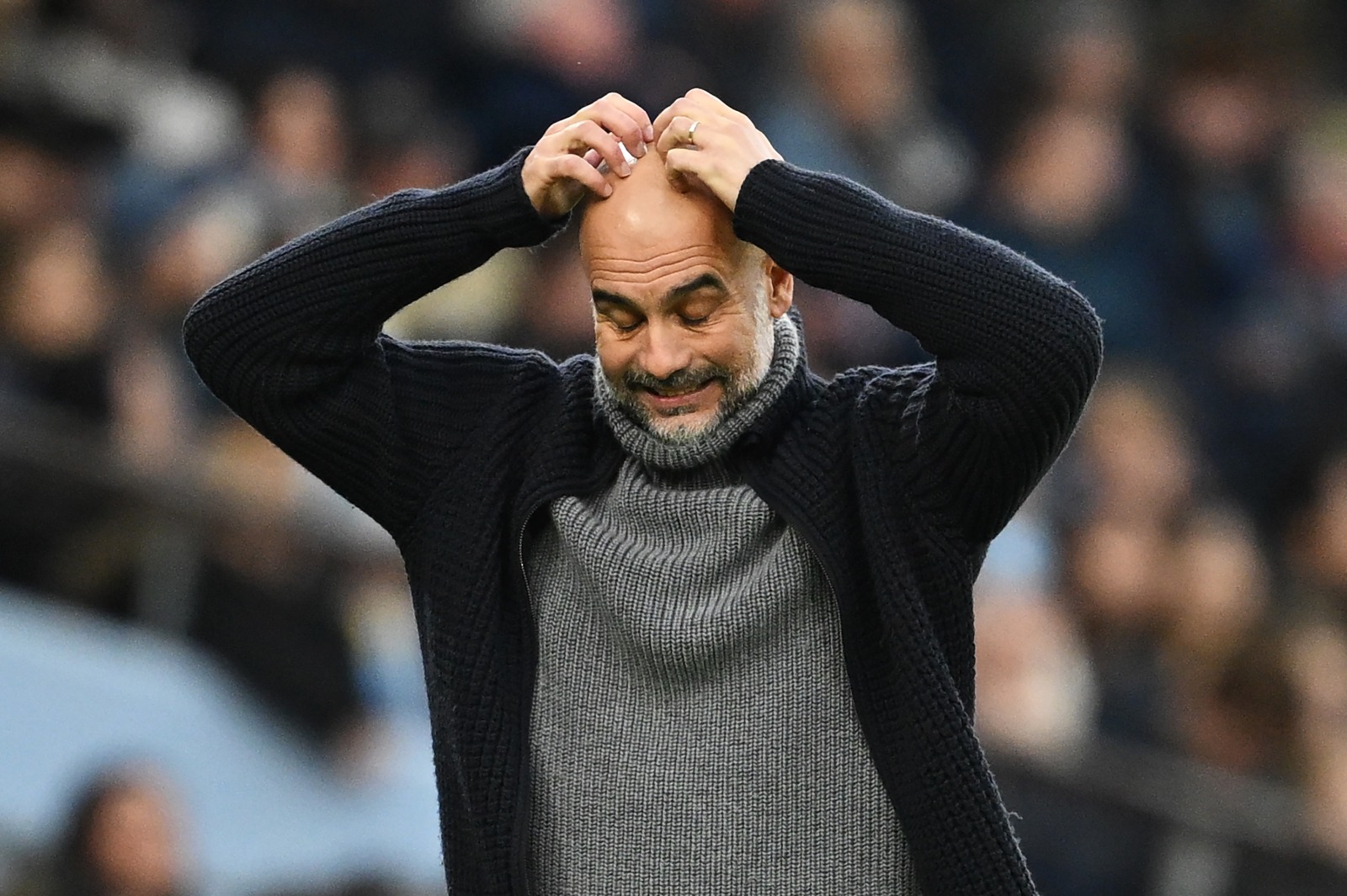 El tremendo enfado de Guardiola tras el pinchazo ante el Everton
