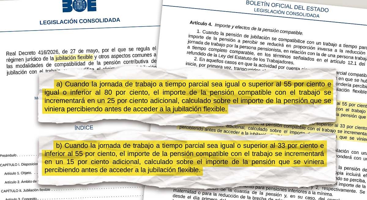 Los jubilados que combinen un trabajo con el retiro cobrarán hasta un 25% más de pensión
